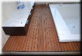 Тиковые полы в ванной комнате TeakMaster.ru